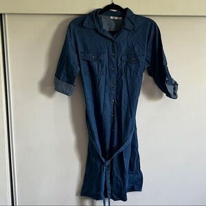 Speed Limit 98 Asymmetrical Blue Dress